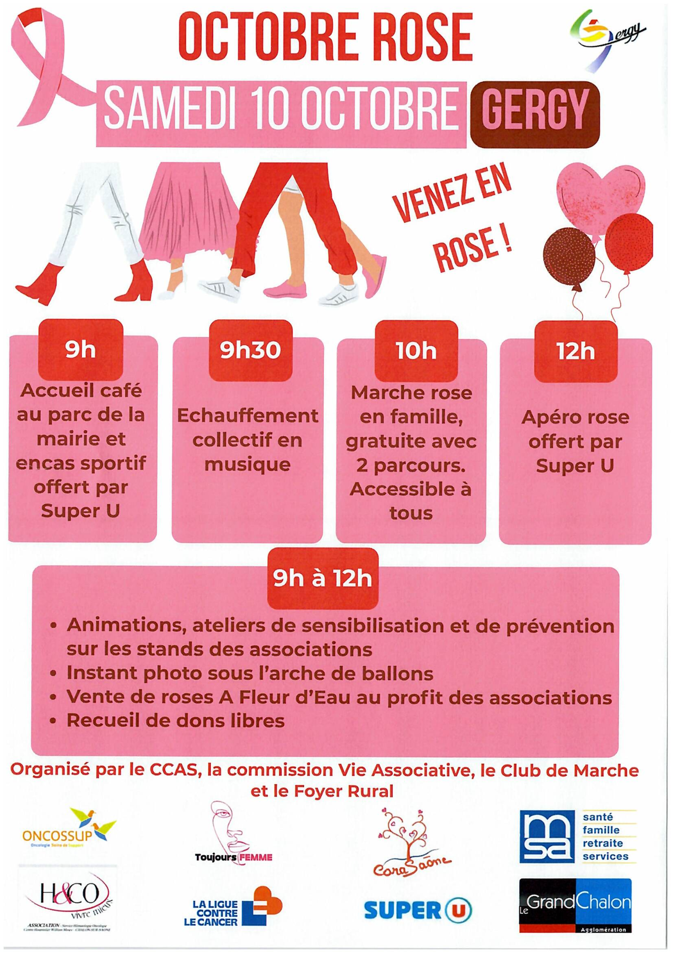 Octobre Rose à Gergy