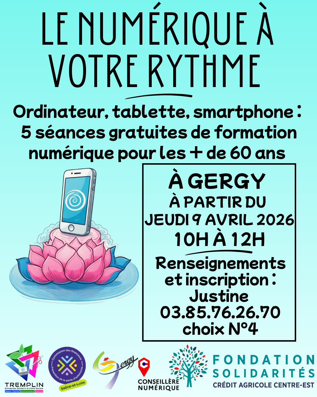 Ateliers Numériques + 60 ans