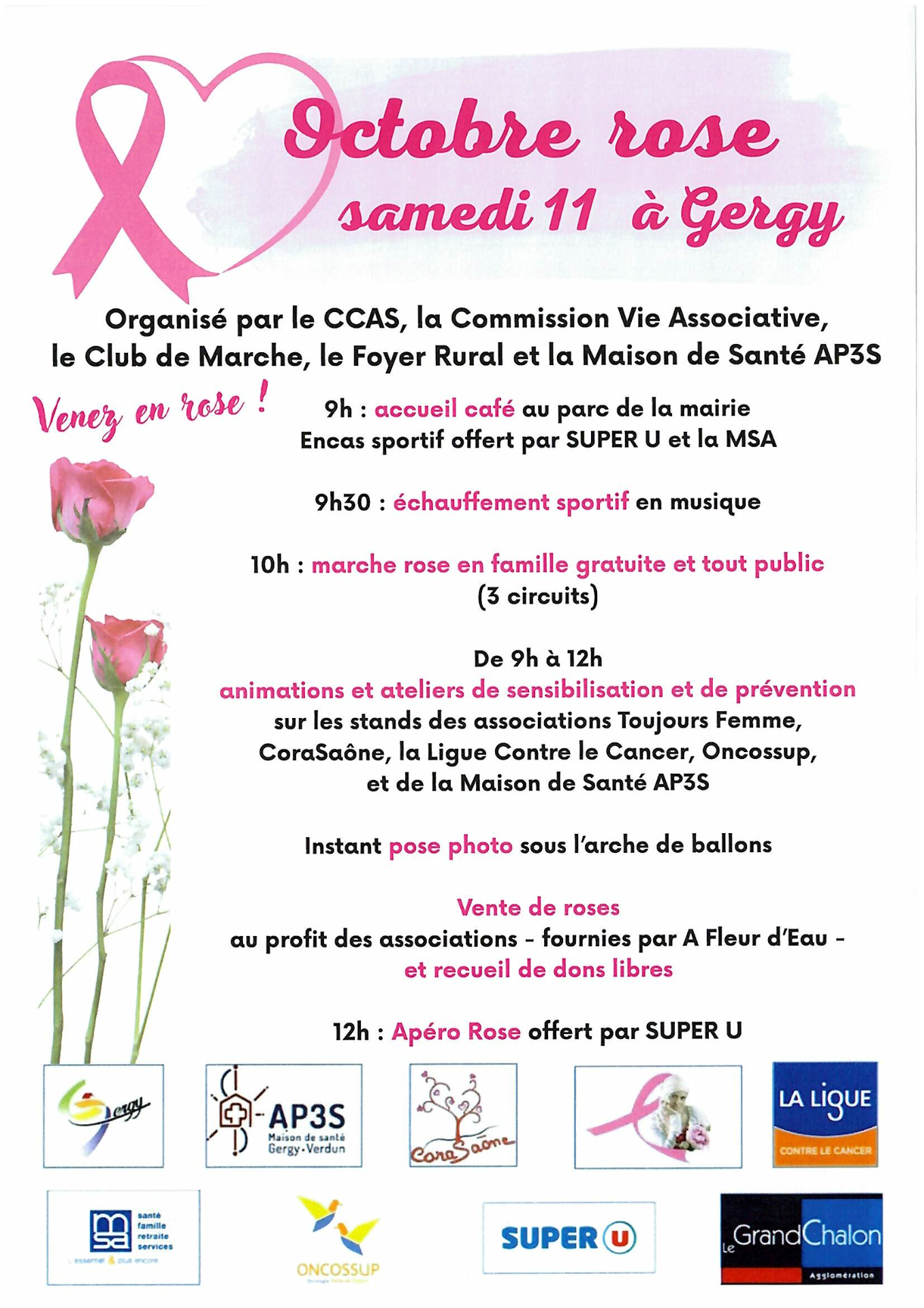 OCTOBRE ROSE A GERGY